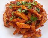 A picture of step 7 of Spicy Chips Masala.