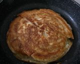Gambar langkah 4 resipi Roti Goreng Daging Cheese.