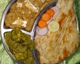 A picture of step 9 of Palak chicken.