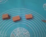 Foto langkah ke 1 dari resep Mochi isi wafer coklat (tanpa tepung ketan).