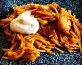 Foto del paso 4 de la receta: Fideuá de pulpo y gambas con alioli
