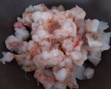 Foto del paso 5 de la receta: Calamarcitos rellenos de rape y gambas