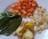 Foto langkah ke 1 dari resep 1. Lodeh sayuran ati ampela.
