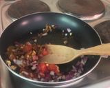 A picture of step 1 of Sweet potato curry.