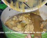 A picture of step 8 of Methi chicken.