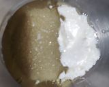 A picture of step 1 of Walnut marble cake.