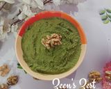 A picture of step 4 of Walnut Mint Chutney.