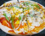 A picture of step 3 of Microwave Pizza.