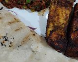A picture of step 4 of Fried fish with tomato chutney.