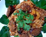 รูปขั้นตอนการทำที่ 4 ของ ขนมจีนผัดน้ำพริกอ่องไส้อั่ว Spicy Somen #leftover #upcycle no.14
