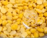A picture of step 1 of Banana flower balls Kuzhambu / Gravy.