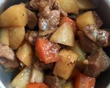Hình bước làm 5 của món Thịt heo kho củ sắn