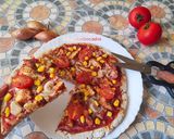 Foto del paso 13 de la receta Pizza con harina de maíz sin levadura