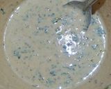 A picture of step 3 of Egg spinach bonda.