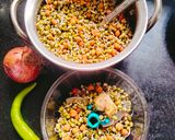 A picture of step 1 of SPROUT PANEER PARATHA (High protein meals).