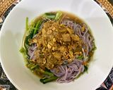 Foto langkah ke 6 dari resep Homemade Purple Noode.