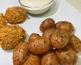 Mini rántott sajt bébi sült burgonyával recept fázis 4 fotója