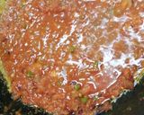 A picture of step 4 of Prawns masala#endofyearchallenge.