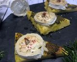 Une image de l'étape 6 de Toasts polenta chèvre pesto.