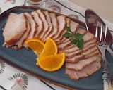 Foto del paso 5 de la receta: Lomo de cerdo a la naranja -en olla rápida-