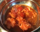 Une image de l'étape 1 de Farce au porc,tomates,moutarde aux épices et curry (pour légumes farcis).