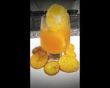 A picture of step 9 of Qamar Al din orange juice.