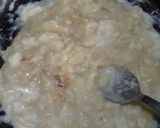 A picture of step 3 of Carrot halwa tart with American chocolate pudding.