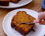 A picture of step 12 of Moist and Rich! Caramel Banana Cake.
