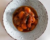 Foto del paso 8 de la receta: Salchichas guisadas al vino tinto con patatas y champiñones