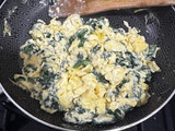 Desayuno con espinacas