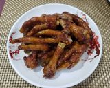 Hình bước làm 3 của món Chân gà chiên mắm tỏi