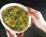 A picture of step 5 of Healthy Zero oil Oats Masala magic.
