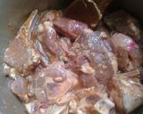 A picture of step 1 of Lamb stew.