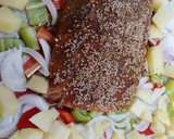 Foto del paso 3 de la receta: Redondo de lomo en soja ajioji con champiñón y verduras