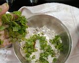 A picture of step 3 of Methi Aloo paratha.
