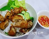 Hình bước làm 2 của món Ức gà xiên nướng
