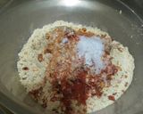 A picture of step 1 of Onion, cabbage pakora😃😃.