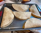 A picture of step 4 of Easy Chicken Quesadilla.