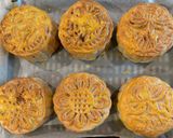 A picture of step 6 of Sugar-Free Mixed Nut Mooncakes.