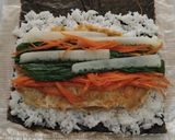 Foto langkah ke 4 dari resep Gimbap / Kimbab Sayur Sederhana.