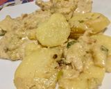 Foto del paso 5 de la receta: Pollo con papas al verdeo