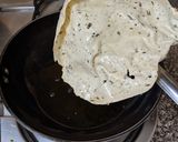A picture of step 1 of Papad ki sabzi.