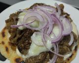 Foto del paso 12 de la receta: Arepa🫓con berenjenas tatemadas🍆agridulces🍯con queso🧀🥛🧄