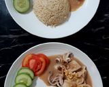 รูปขั้นตอนการทำที่ 3 ของ Stir Fried Garlic🧄and Pepper Squid🦑 with Fresh Milk🥛