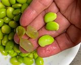 A picture of step 2 of Japanese Zunda (Edamame) Mochi.
