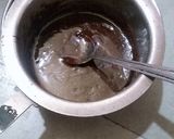 A picture of step 1 of Choco lava cake.