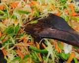 A picture of step 4 of Singaporian rice platter.