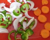 पास्ता पिज़्ज़ा (pasta pizza recipe in Hindi) रेसिपी चरण 6 फोटो
