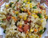 Foto langkah ke 5 dari resep Nasi Goreng Hong Kong.