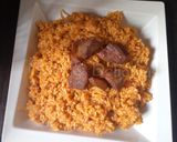 A picture of step 9 of Jollof Rice 2.